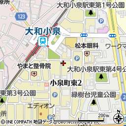 介護のみき 大和小泉駅前店周辺の地図