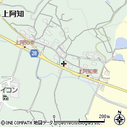 岡山県岡山市東区上阿知798周辺の地図