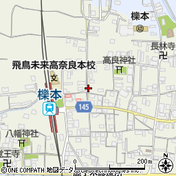 奈良県天理市櫟本町1438周辺の地図