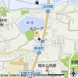 奈良県天理市櫟本町2252周辺の地図