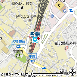 三重県名張市周辺の地図