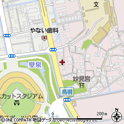 鳥羽山ノ下遊園周辺の地図