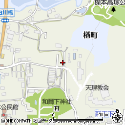 奈良県天理市櫟本町2288周辺の地図
