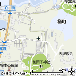 奈良県天理市櫟本町2284周辺の地図