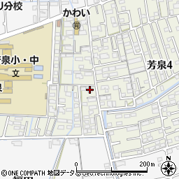 岡山県岡山市南区芳泉3丁目6-3周辺の地図