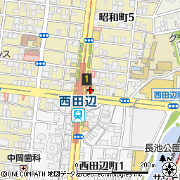 株式会社エイブル　西田辺店周辺の地図