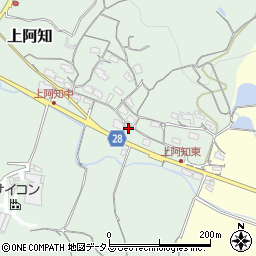 岡山県岡山市東区上阿知801周辺の地図