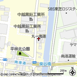 丸一海運株式会社　木津川倉庫事務所周辺の地図