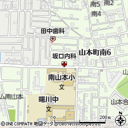 坂口内科周辺の地図