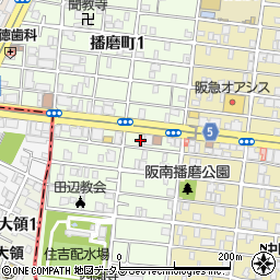阿倍野消防署阪南出張所周辺の地図