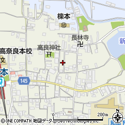 奈良県天理市櫟本町1487周辺の地図