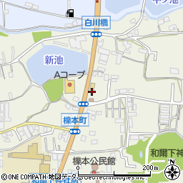 餃子の王将 天理インター店周辺の地図