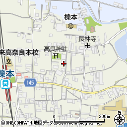 奈良県天理市櫟本町1489周辺の地図