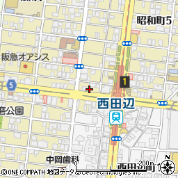 大阪げんきめし周辺の地図