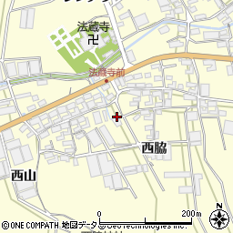 愛知県田原市高松町（西脇）周辺の地図