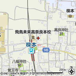 奈良県天理市櫟本町1513周辺の地図