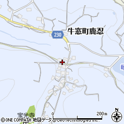 岡山県瀬戸内市牛窓町鹿忍2846-1周辺の地図