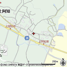 岡山県岡山市東区上阿知2262-2周辺の地図