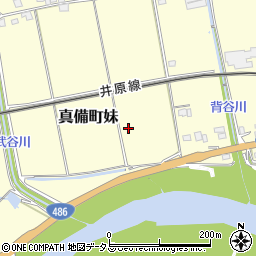岡山県倉敷市真備町妹周辺の地図