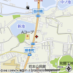 餃子の王将天理インター店周辺の地図