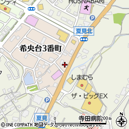ＥＮＥＯＳセルフ名張希央台ＳＳ周辺の地図