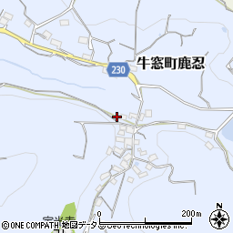 岡山県瀬戸内市牛窓町鹿忍2846-4周辺の地図