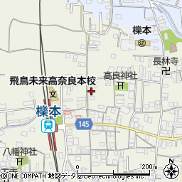 奈良県天理市櫟本町1503周辺の地図