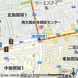 東加賀屋１周辺の地図