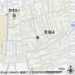 メゾネット芳泉周辺の地図