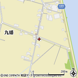 岡山県岡山市東区九蟠239周辺の地図