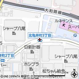 北亀井町３周辺の地図