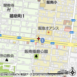 ふぐ天神 西田辺店周辺の地図