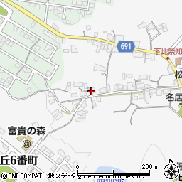 三重県名張市下比奈知2556-31周辺の地図