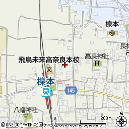 奈良県天理市櫟本町1510周辺の地図