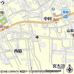 愛知県田原市高松町宮方辺周辺の地図