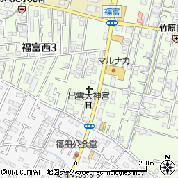サロンドＫ福富店周辺の地図