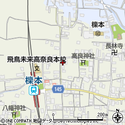 奈良県天理市櫟本町1506周辺の地図