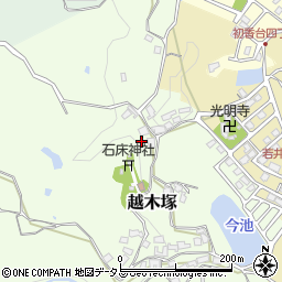 奈良県生駒郡平群町越木塚55周辺の地図