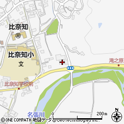 三重県名張市下比奈知1475-1周辺の地図