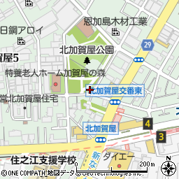 住之江警察署北加賀屋交番周辺の地図