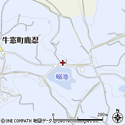 岡山県瀬戸内市牛窓町鹿忍2517-1周辺の地図