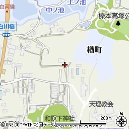 奈良県天理市櫟本町2151周辺の地図