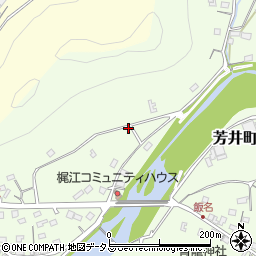 岡山県井原市芳井町梶江324周辺の地図
