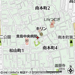 龍妙寺周辺の地図