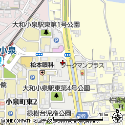 おしゃれ泥棒・大和小泉店周辺の地図
