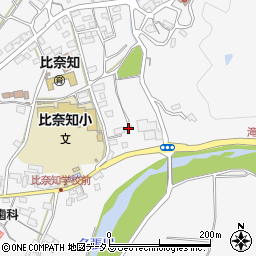 三重県名張市下比奈知1465-1周辺の地図
