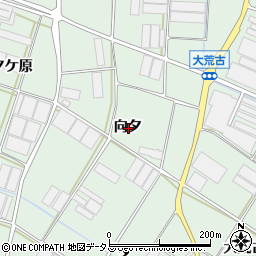愛知県田原市赤羽根町向夕周辺の地図
