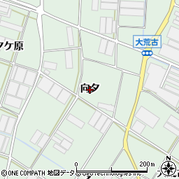 愛知県田原市赤羽根町（向夕）周辺の地図