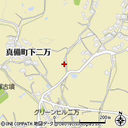 岡山県倉敷市真備町下二万360-4周辺の地図