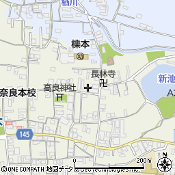 奈良県天理市櫟本町2073周辺の地図